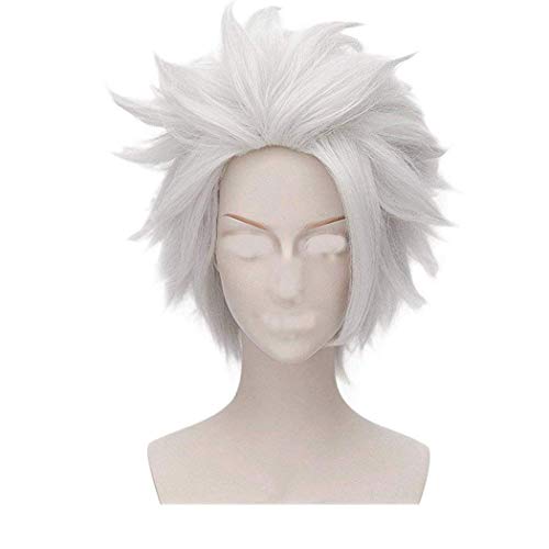 Ursula Wig | FVCENT Anime Short Layered Halloween Party Halloween Cosplay Wig (Grey)