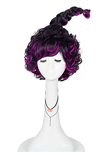 Taeyue Mary Sanderson Wig Purple Movie Realistic Wig Halloween Costume Cosplay Wigs, Purple