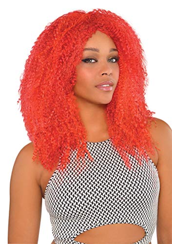 Amscan 999716 - Adults 1980's Red Crimped Wig Fancy Dress Accessory