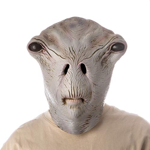 PartyHop Alien Mask Scary Latex Full Head Realistic Masks Fancy Dress Costume for Halloween Party Carnival