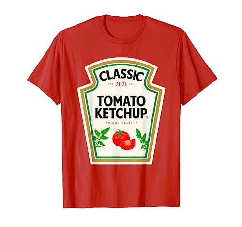 Ketchup Halloween Costume Tomato Matching Halloween Ketchup T-Shirt
