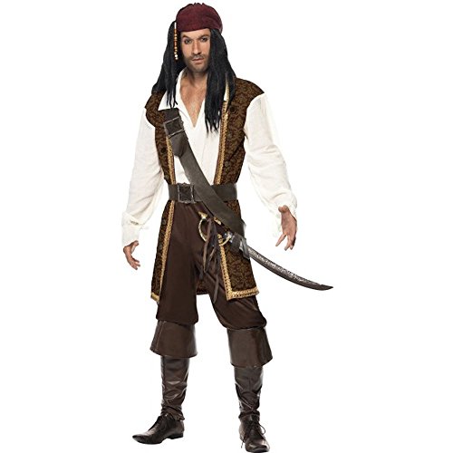 Smiffys High Seas Pirate Costume - L - Size 42"-44"