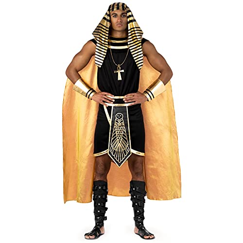 Morph - Pharaoh Costume Men - Mens Pharaoh Costume - Mens Egyptian Costume - Egyptian Halloween Costume - Pharoah Costume Halloween Costumes For Men Size L