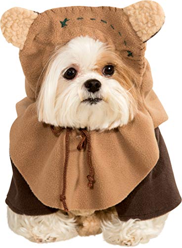 Rubie's Official Star Wars Ewok Pet Dog Costume Medium, Neck to Tail 15", Chest 20"