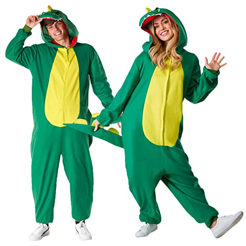 Morph Costumes Dinosaur Costume Adult Womens Onsies For Adults Dinosaur Onsie Adult Men Halloween Animal Onsie Adult M