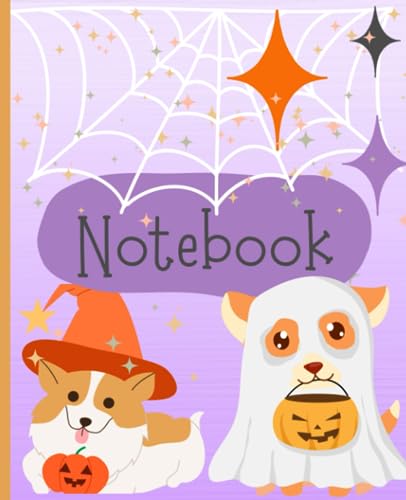 Cute Halloween Notebook: Dogs in Halloween Costumes Notebook
