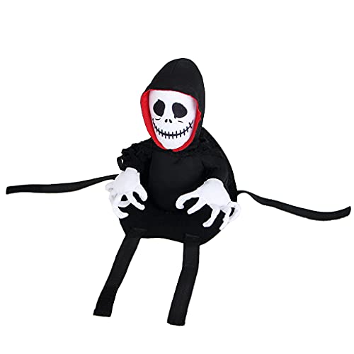 IFOYO Pet Costume Furry Giant Simulation Pets Outfits Pet Halloween Cosplay Costumes for Cat Dog Dress Up Accessories, Small