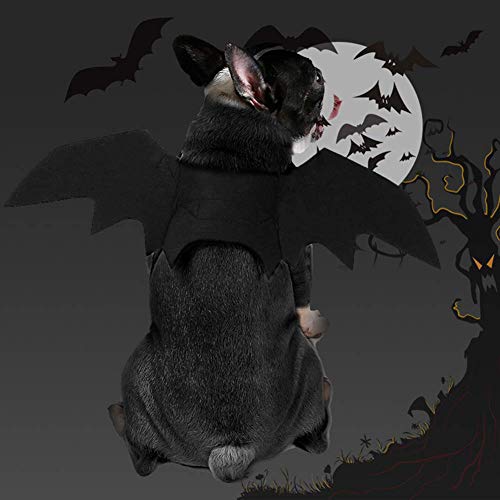 Halloween Pets Costume Dcecorations for Puppy Cat Dogs Hats Bat Wings (Small Bat Wings(suit for cats,small dogs))