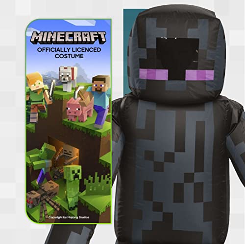DISGUISE 105119 Enderman Inflatable, Costume, Black, Childrens Size