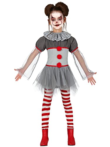 Amscan 9914922 - Kids Bad Girl Clown Halloween Fancy Dress Costume Age: 6-8 Yrs