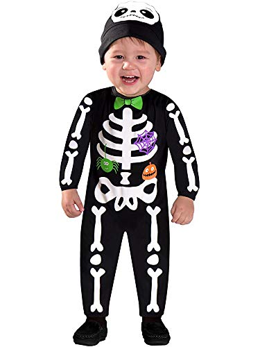 amscan 9903881 Childs Mini Bones Skeleton Halloween Fancy Dress Costume Age 3-4 Years