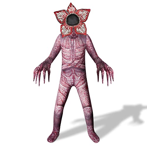 Econbitiry Scary Halloween Costume Horror Boys Costume Kids jumpsuit Cosplay with mask Costume for boys 5-12 Years…