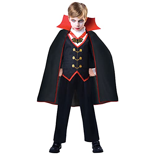amscan 9904767 Childs Count Dracula Vampire Halloween Fancy Dress Costume Age 4-6 Years
