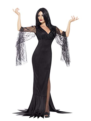 Smiffys Adult Women's Immortal Soul Costume, Dress, Legends of Evil, Halloween, 43726, Black, Size: L
