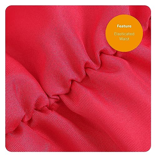 Adults Unisex Bank Robber Fancy Dress Costume - Red Jump Suit With Hood Costume & Face Mask - T.V. Show Fancy Dress (Small - 44 Inch Chest)