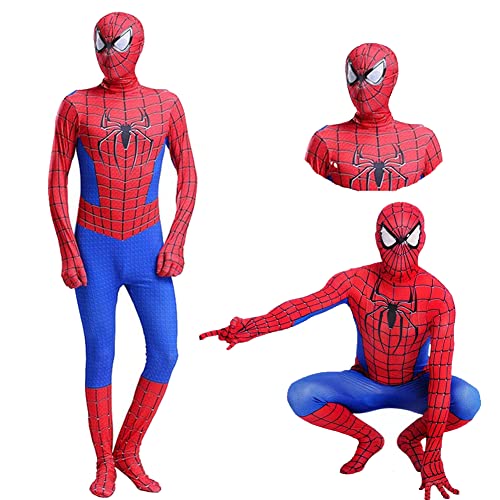 Maryparty Superhero Costume for Adults Spider Costume for Halloween Carnival Cosplay Costume (180)