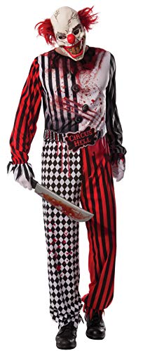 Rubie's Official Evil Clown Horror Halloween, Adult Costume - Standard Size