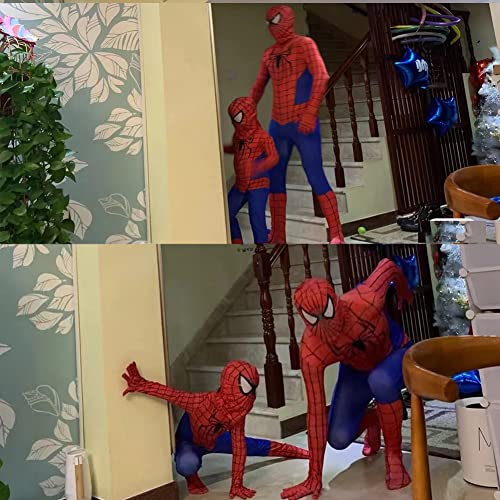 Maryparty Superhero Costume for Adults Spider Costume for Halloween Carnival Cosplay Costume (180)