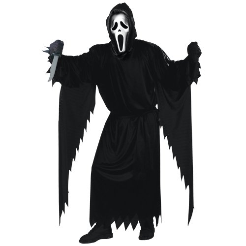 Official Scream Horror Movie Mens Halloween Fancy Dress Adults Costume Outfit