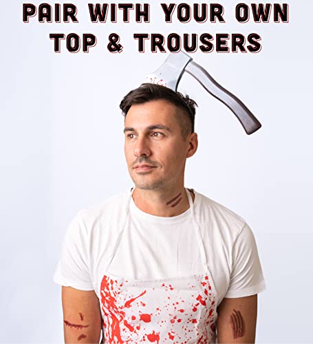 5pcs Butcher - Halloween Costumes For Men - Adult & Teen One Size Fits All - 2022 Trending Fancy Dress - UK Based Brand