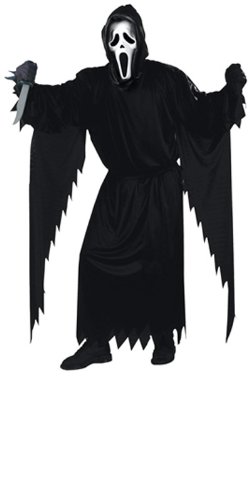 Official Scream Horror Movie Mens Halloween Fancy Dress Adults Costume Outfit