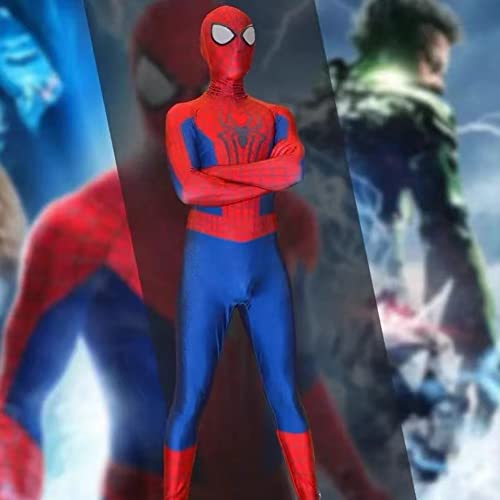 Maryparty Superhero Costume for Adults Spider Costume for Halloween Carnival Cosplay Costume (180)