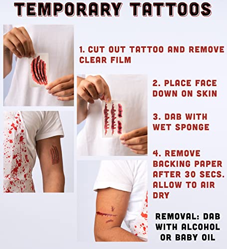 5pcs Butcher - Halloween Costumes For Men - Adult & Teen One Size Fits All - 2022 Trending Fancy Dress - UK Based Brand