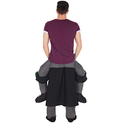 Unisex Piggy Back Frankenstein Fancy Dress Costume - With Stuff Your Own Legs