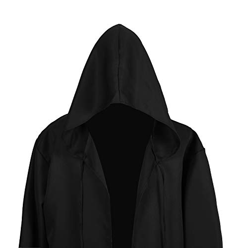 EONPOW Hooded Robe Cloak Wizard Tunic Halloween Cosplay Costume for Adult