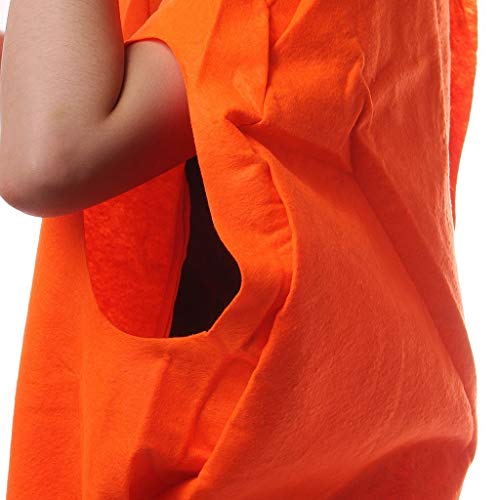 Veroda Unisex Fancy Dress Pumpkin Outfit Clothes for Halloween Costume Party (L-Adult)