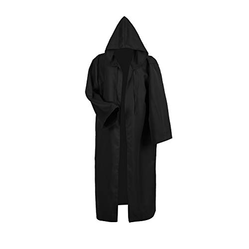 EONPOW Hooded Robe Cloak Wizard Tunic Halloween Cosplay Costume for Adult