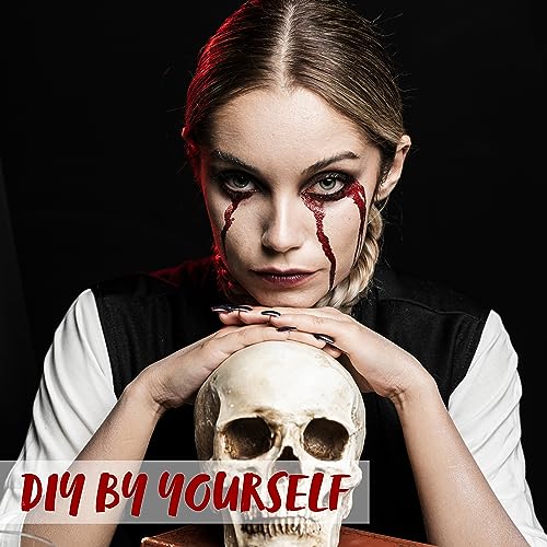 JOYIN 36 PCs Halloween Makeup Set Ultimate Family Party Pack All-in-one Easy On & Easy Off set for Halloween Party Suppiles