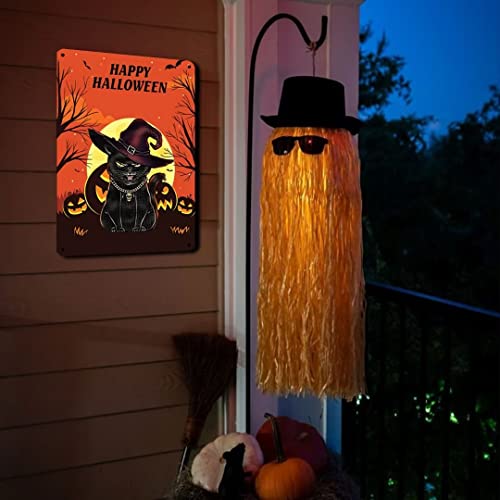 Gothic Halloween Vintage Metal Poster