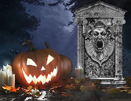 Halloween Yard Signs and Tombstones with Bonus Stakes