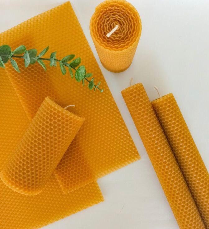 12 x 100% pure beeswax paraphyte-free natural wax