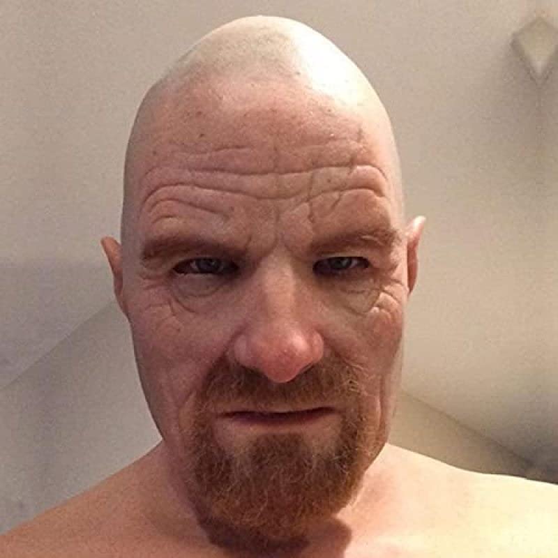 Realistic Old Man Latex Halloween Mask