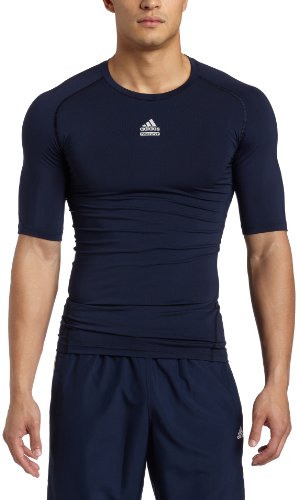 Adidas Men's Techfit Navy Yoga Top (XXL)