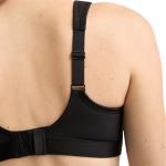 Champion Spot Comfort Full Support Sports Bra - Black