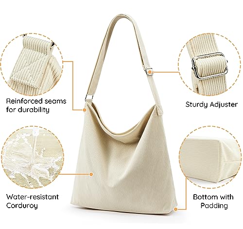 KALIDI Corduroy Tote Bag: Chic and Versatile