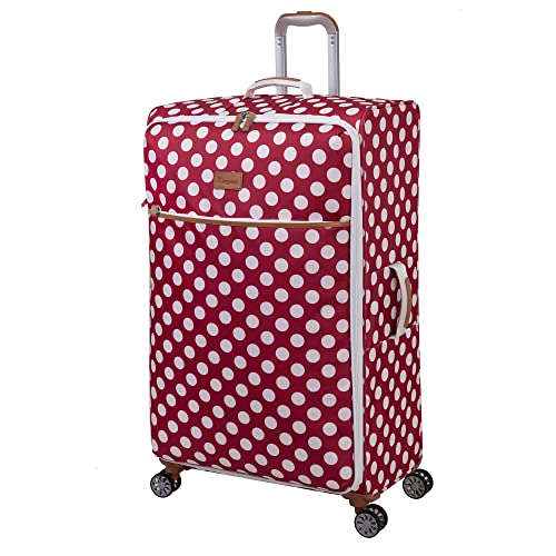 it luggage Summer Spots 34" Softside Checked 8 Wheel Lightweight, Red, 34", Summer Spots 34" Softside Checked 8 Wheel Lightweight Luggage