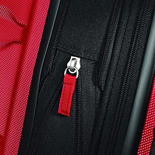 Samsonite Omni Pc Hardside Expandable Luggage, Red, Checked-Large 28-Inch, Omni Pc Hardside Expandable Luggage with Spinner Wheels