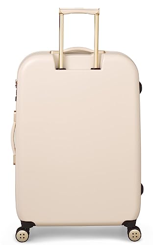 Ted Baker Women's Belle Fashion Lightweight Hardshell Spinner Luggage, Sand Dollar, Checked-Large 30-Inch, Luggage