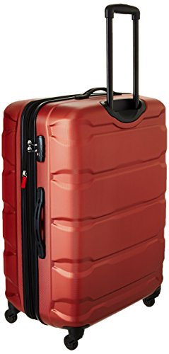Samsonite Omni Pc Hardside Expandable Luggage, Burnt Orange, Checked-Large 28-Inch, Omni Pc Hardside Expandable Luggage with Spinner Wheels