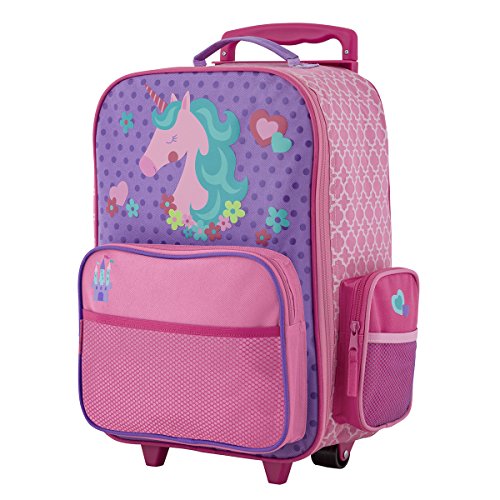 Stephen Joseph Kids' Little Girls Classic Rolling Luggage, Unicorn, One Size