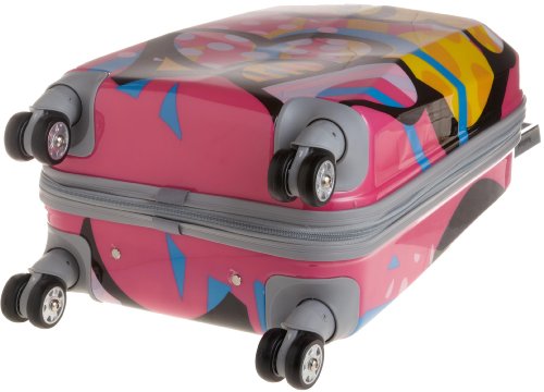 Rockland Vision Hardside Spinner Wheel Luggage, Assorted/Multicolor, Carry-On 20-Inch
