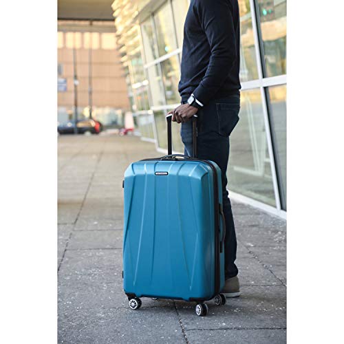 Samsonite Centric 2 Hardside Expandable Luggage with Spinner Wheels, Caribbean Blue, Checked-Large 28-Inch, Centric 2 Hardside Expandable Luggage with Spinner Wheels