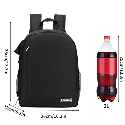 Camera Backpack for SLR DSLR Mirrorless - Small Black