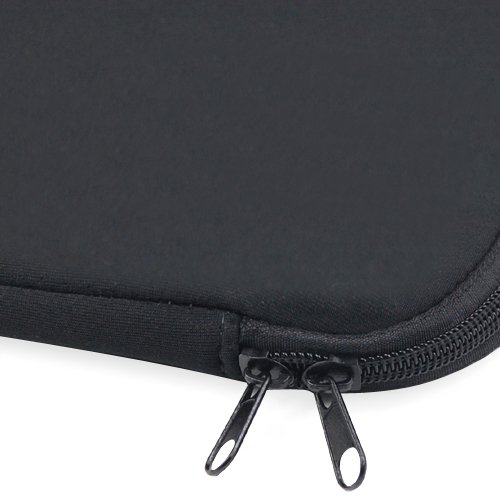 15.6" Stylish Black Laptop Notebook Sleeve Bag Case Cover Skin for Dell Sony HP