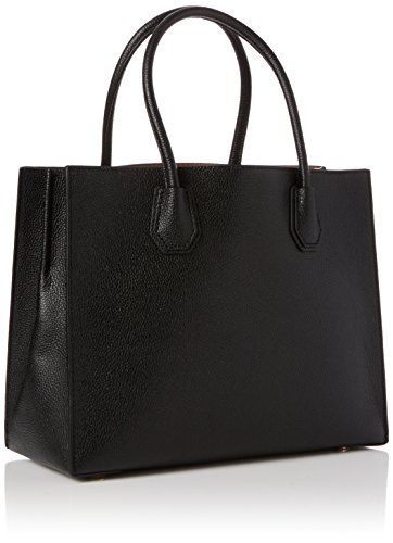 Michael Kors Womens Mercer Tote Bag Shoulder Bag Black (Black)