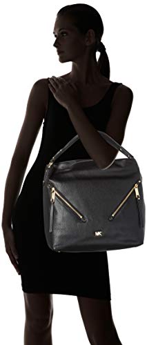 Michael Kors Womens Evie Shoulder Bag Black (BLACK)